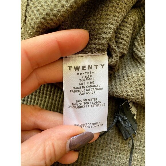 Twenty "everest" Women BNWOT Thermal Army Shorts Romper Size XSmall *Flaw - Picture 6 of 7